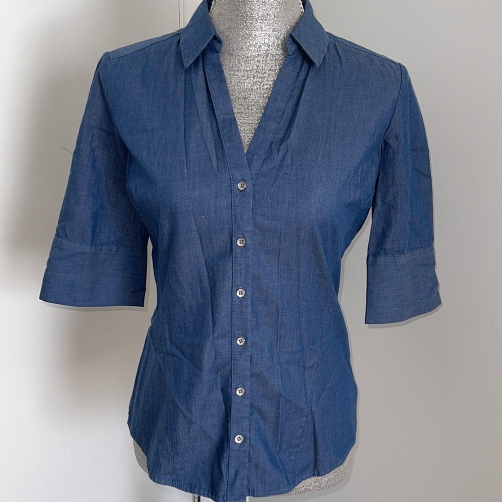 NY & Co Button Up Blouse